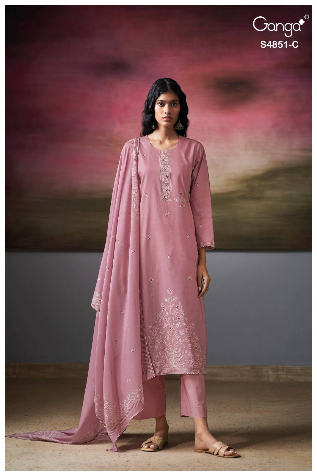 PELYRA 4851 By Ganga Fashion Stylish Beautiful Colourful Cotton Dresses At Wholesale Price